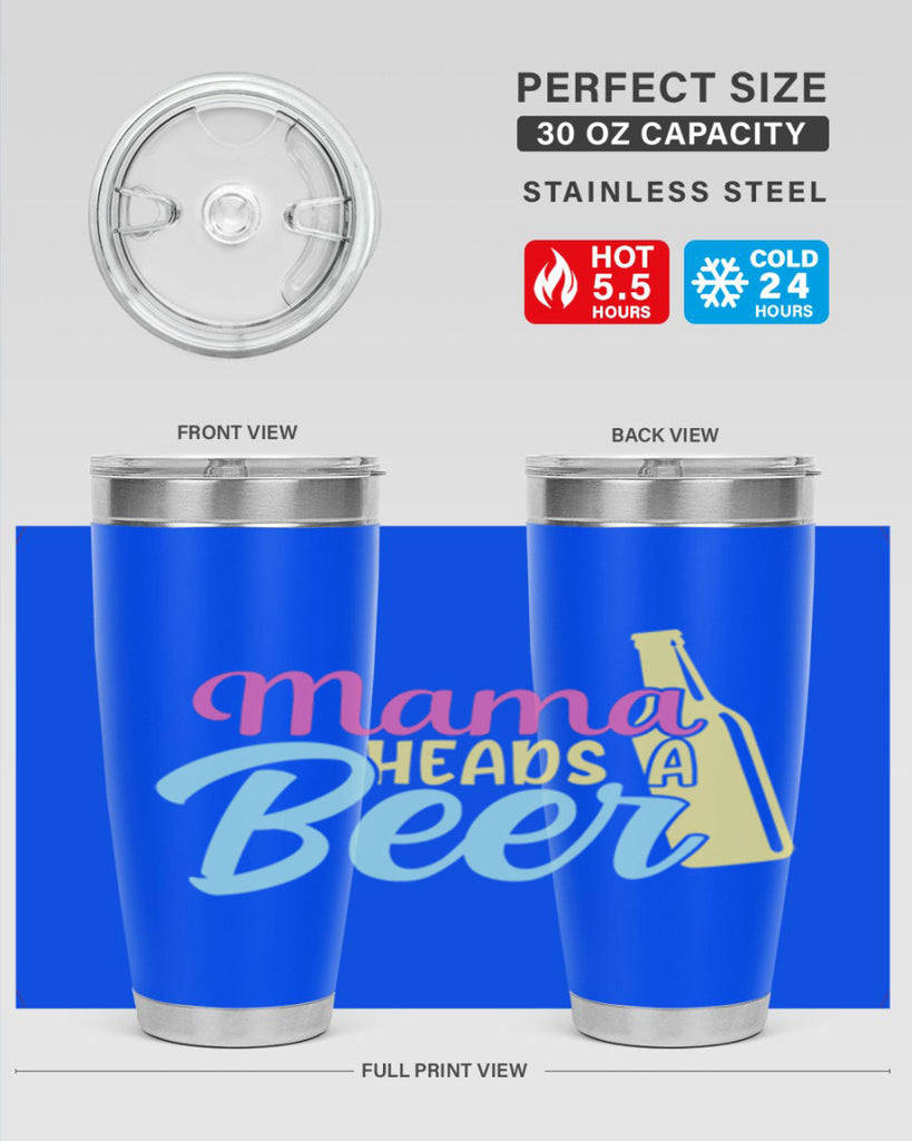 mama heads a beer 124#- beer- Tumbler