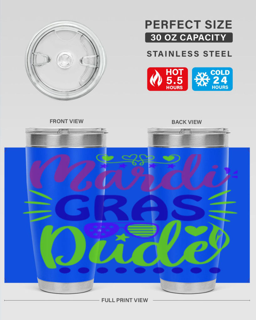 mardi gras dude 9#- mardi gras- Tumbler