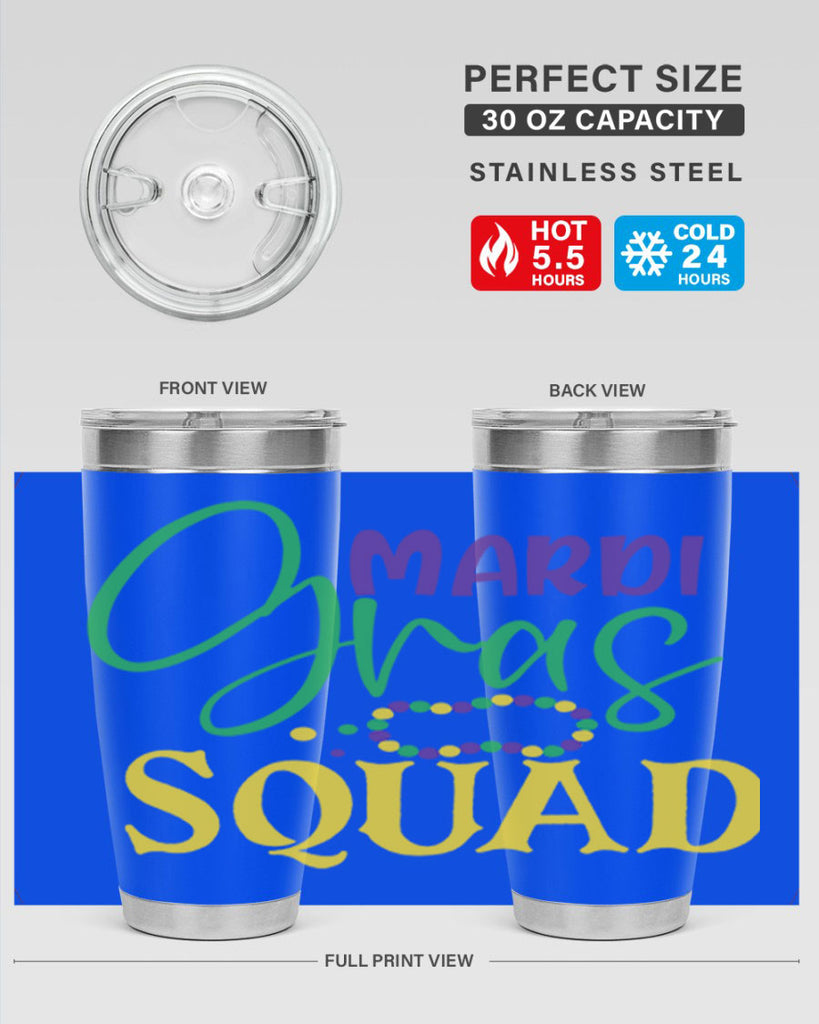 mardi gras squad 78#- mardi gras- Tumbler