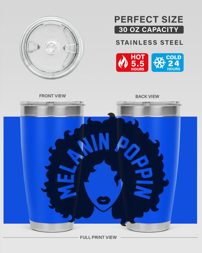 melanin poppin 85#- black words phrases- Cotton Tank