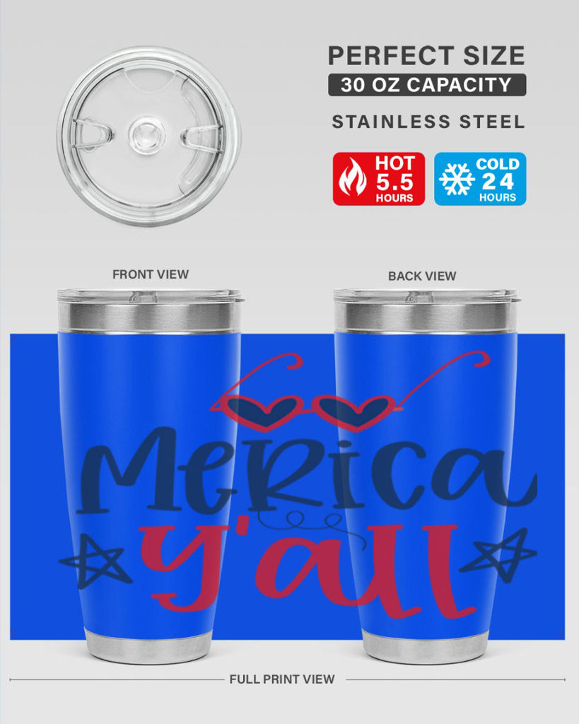 merica y all Style 82#- Fourt Of July- Tumbler