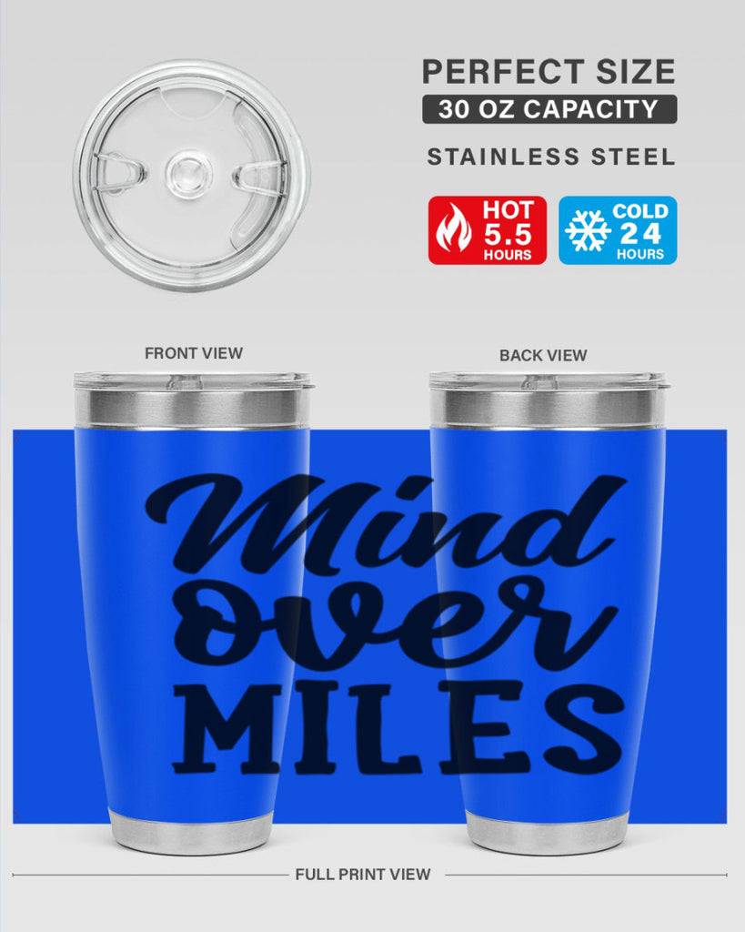 mind over miles 28#- gym- Tumbler