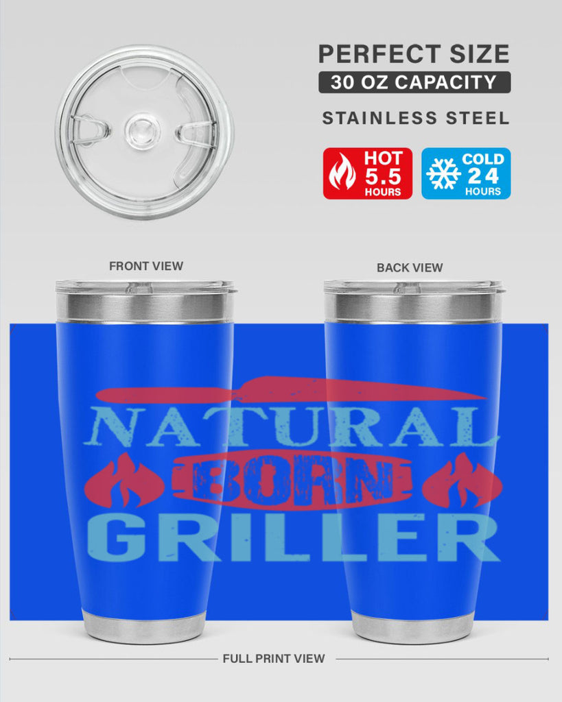 natural born griller 19#- bbq- Tumbler