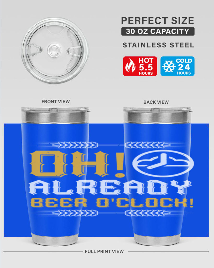 oh already beer oclock 54#- beer- Tumbler