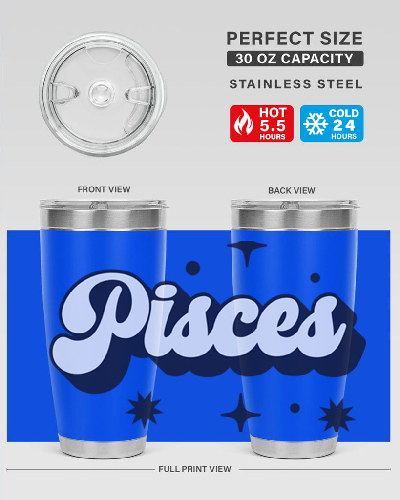 pisces 354#- zodiac- Tumbler