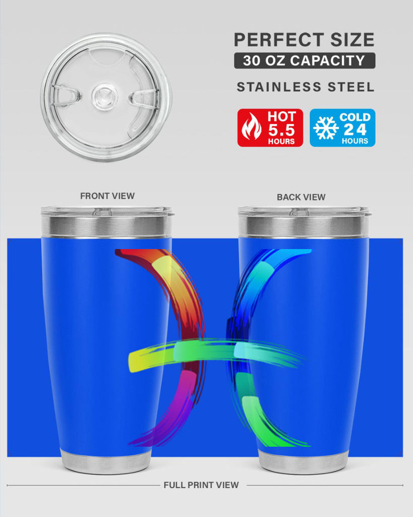 pisces 370#- zodiac- Tumbler