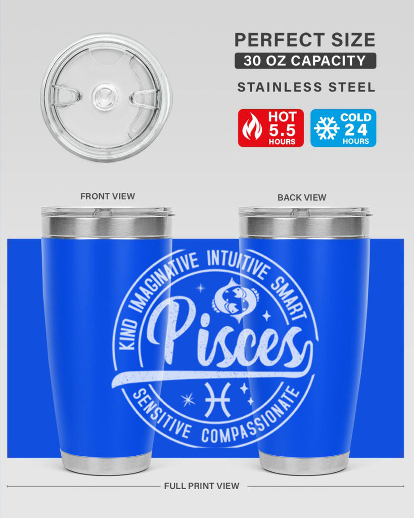 pisces 374#- zodiac- Tumbler