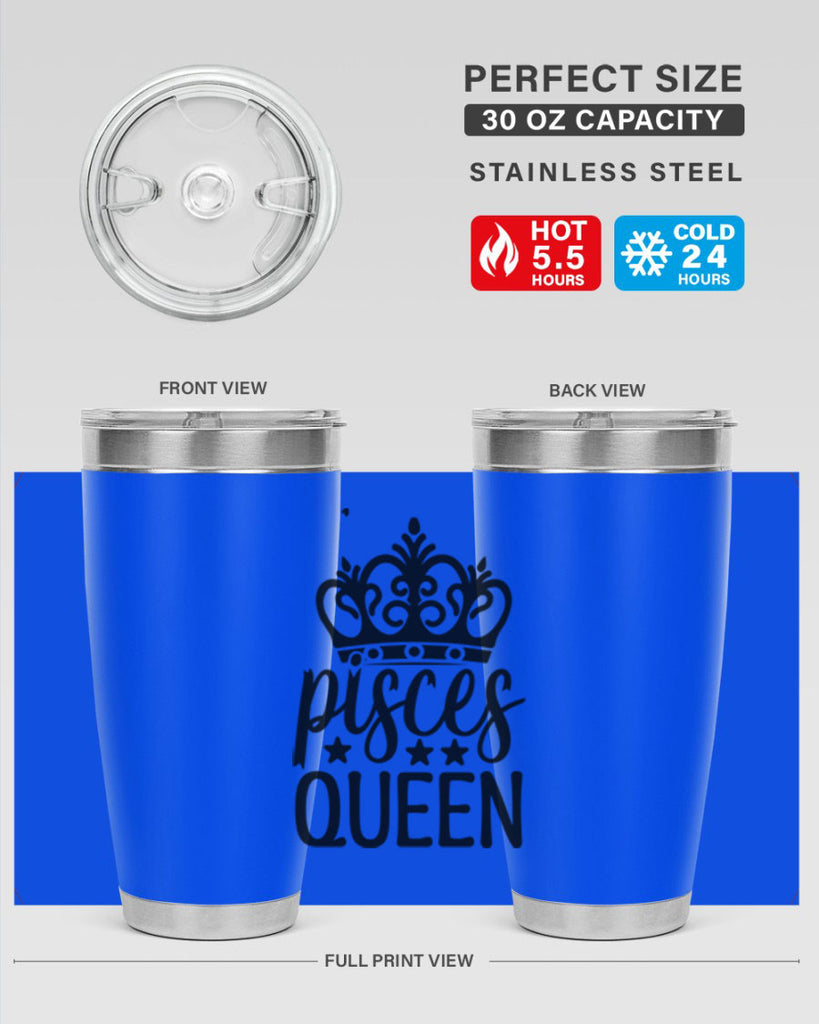 pisces queen 376#- zodiac- Tumbler