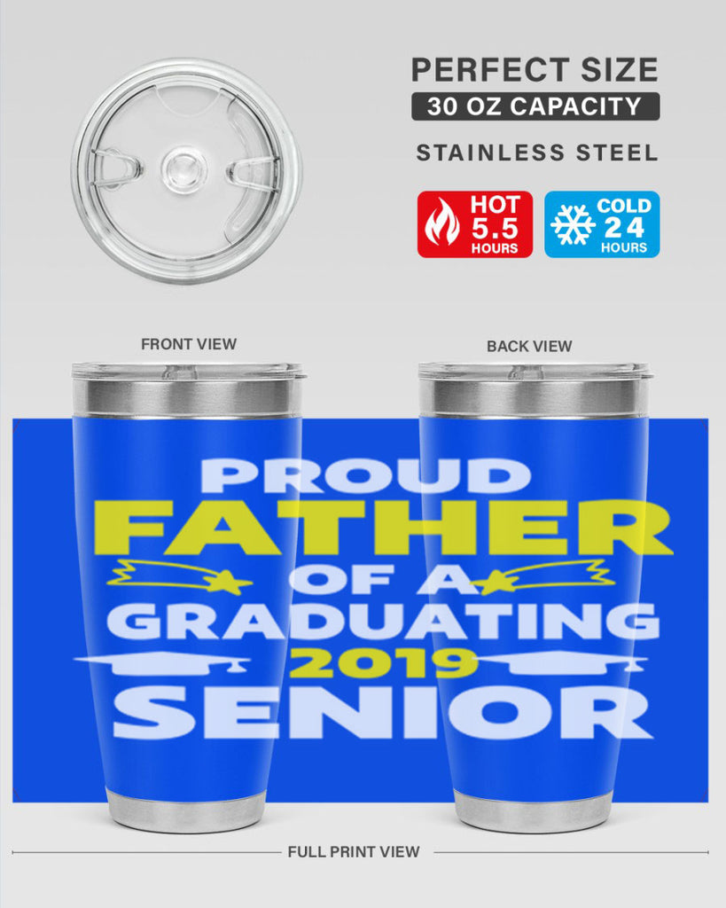 proud father of a graduating 264#- fathers day- Tumbler