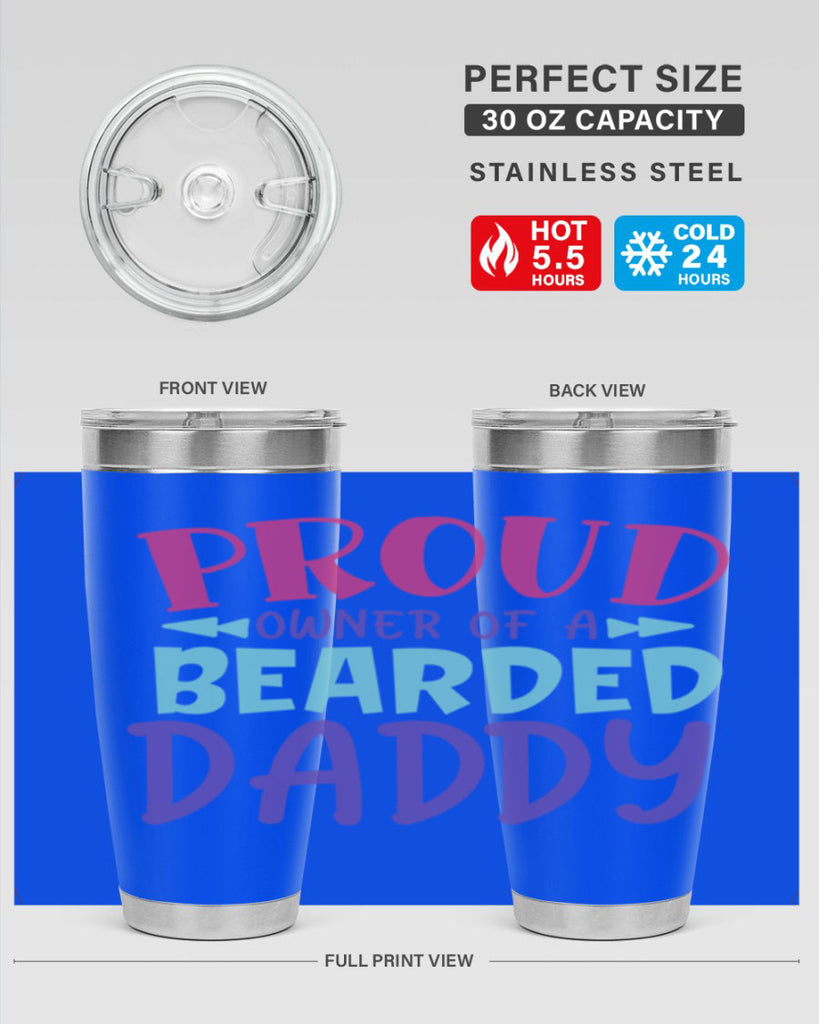 proud owner of a bearded daddy Style 202#- baby- tumbler