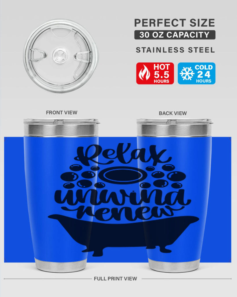 relax unwind renew 19#- bathroom- Tumbler