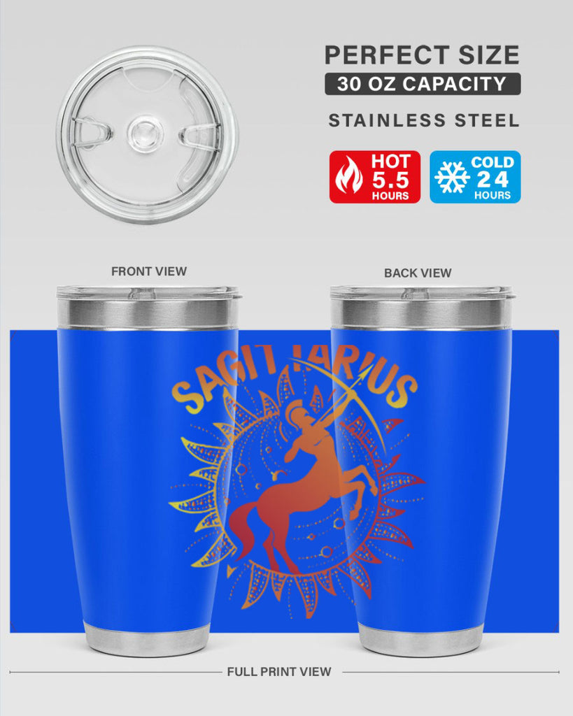 sagittarius 415#- zodiac- Tumbler