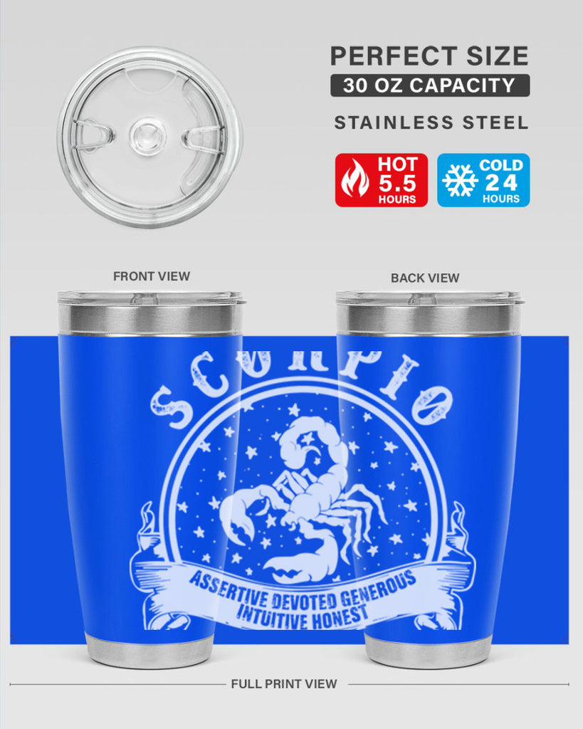 scorpio 30#- zodiac- Tumbler