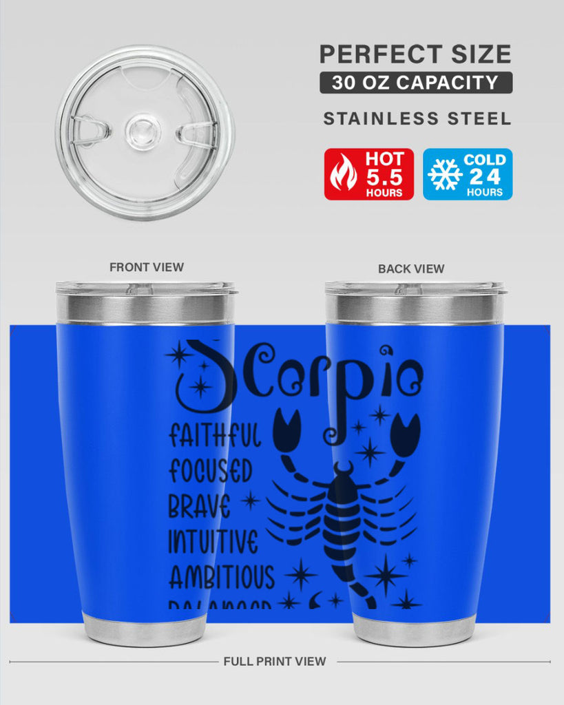 scorpio 431#- zodiac- Tumbler