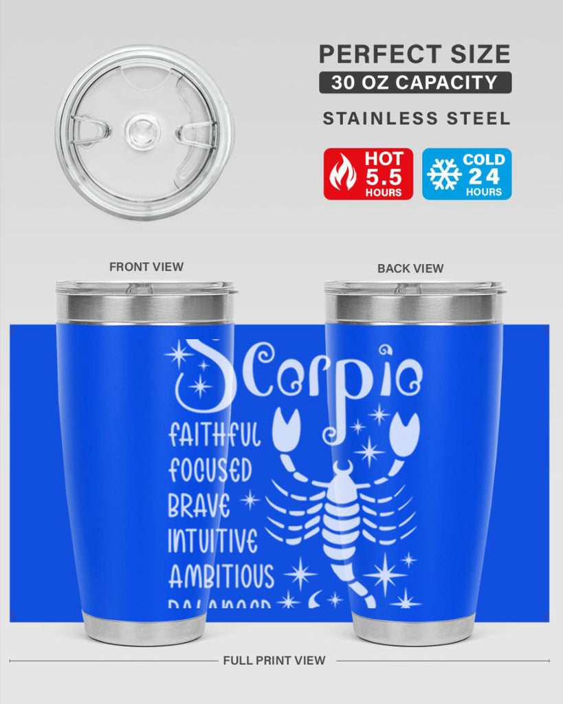 scorpio 435#- zodiac- Tumbler