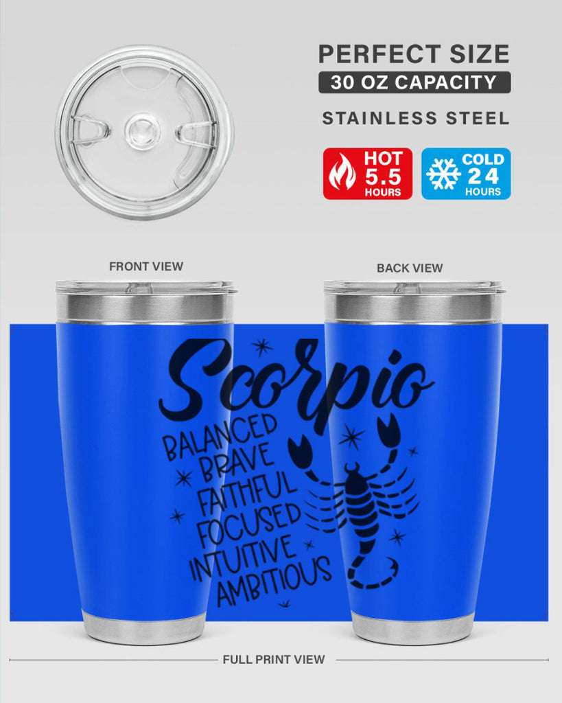 scorpio 436#- zodiac- Tumbler