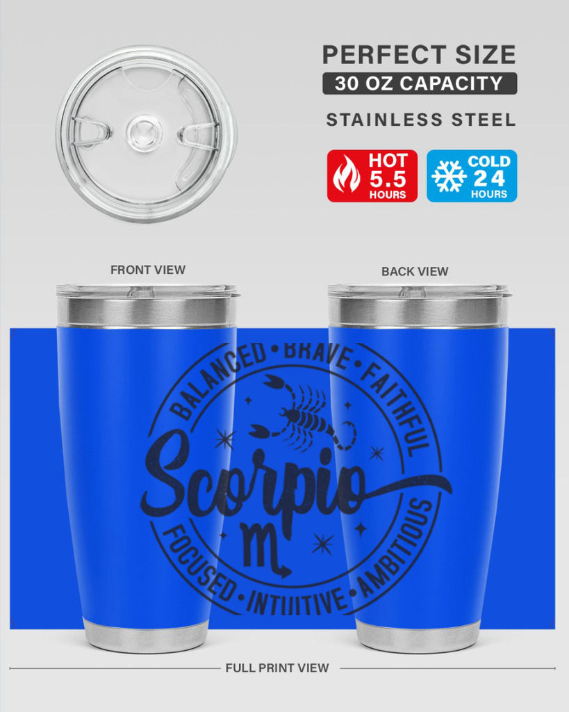 scorpio 438#- zodiac- Tumbler