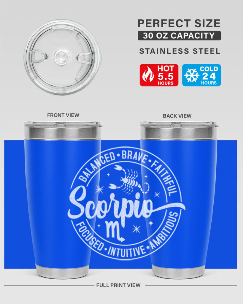 scorpio 439#- zodiac- Tumbler