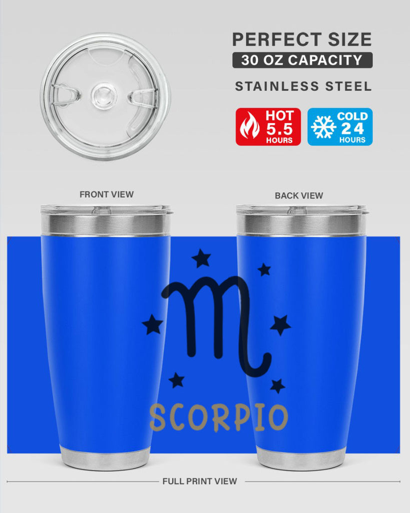 scorpio 455#- zodiac- Tumbler