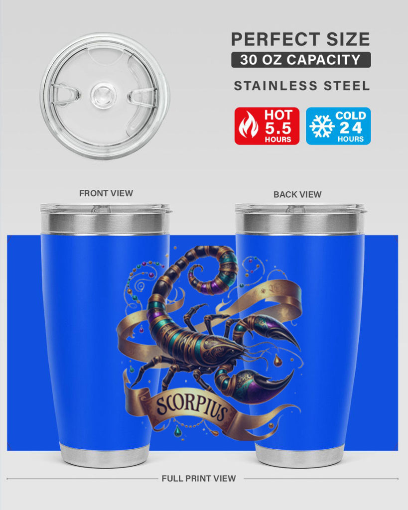 scorpio 459#- zodiac- Tumbler