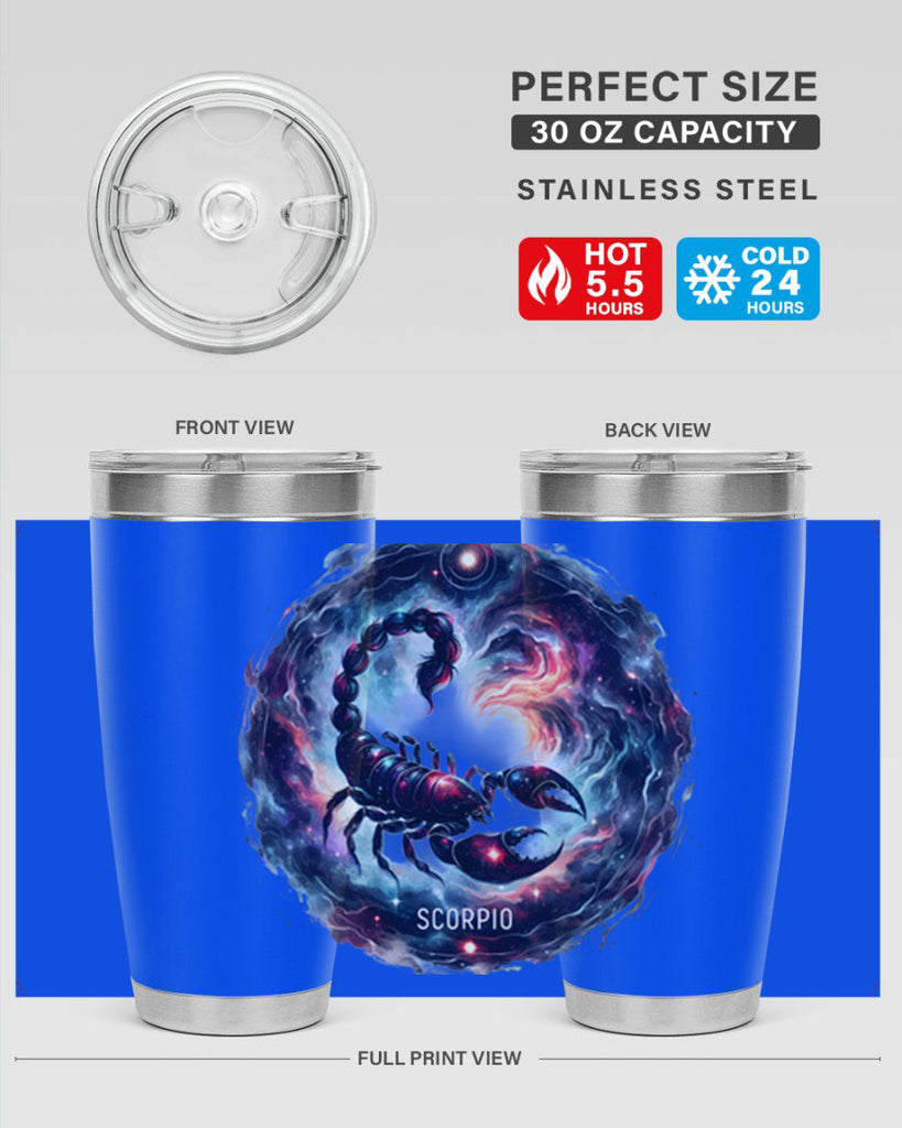 scorpio 461#- zodiac- Tumbler