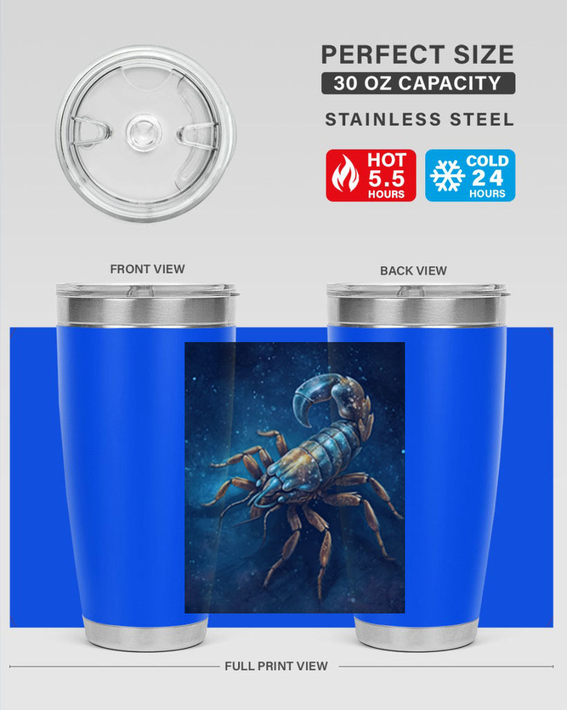 scorpio 46#- zodiac- Tumbler