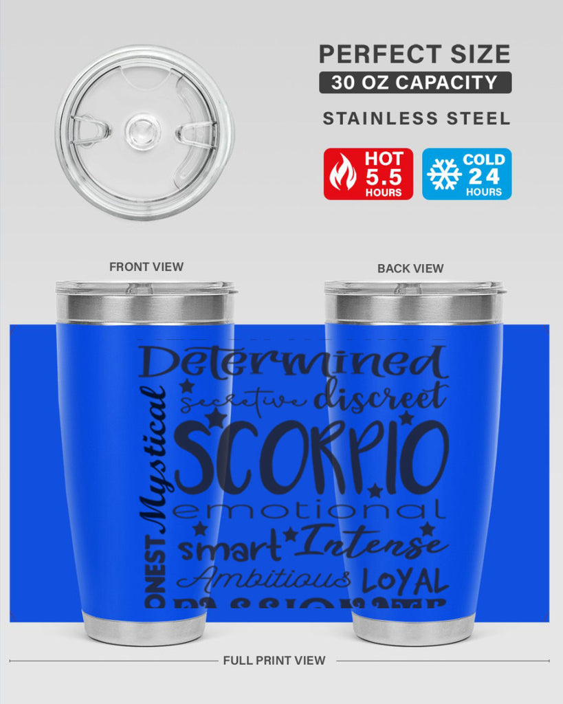 scorpio 572#- zodiac- Tumbler