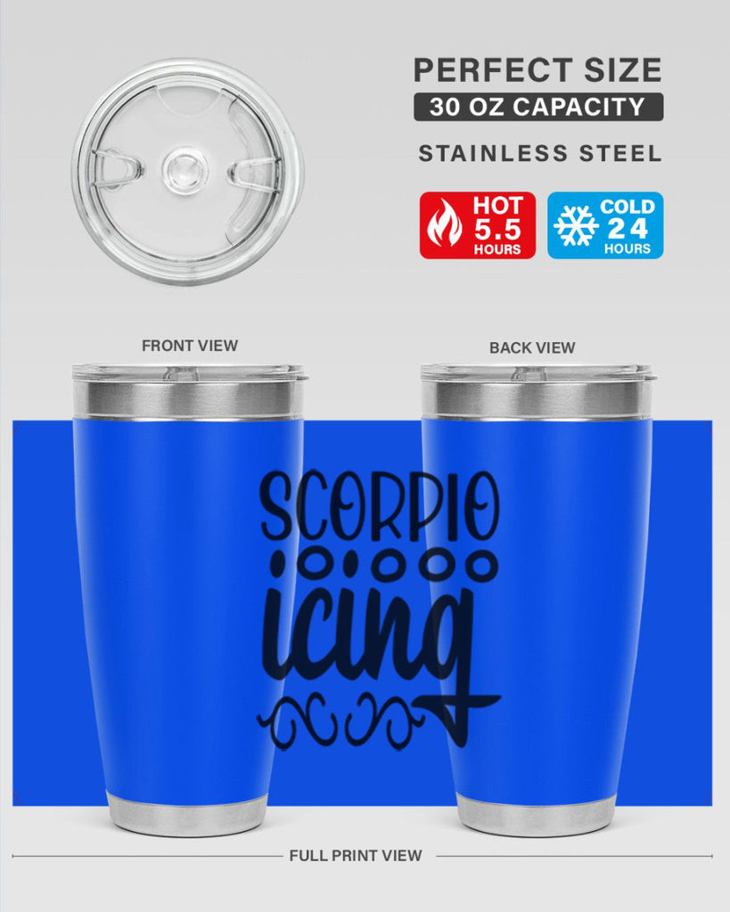 scorpio icing 441#- zodiac- Tumbler