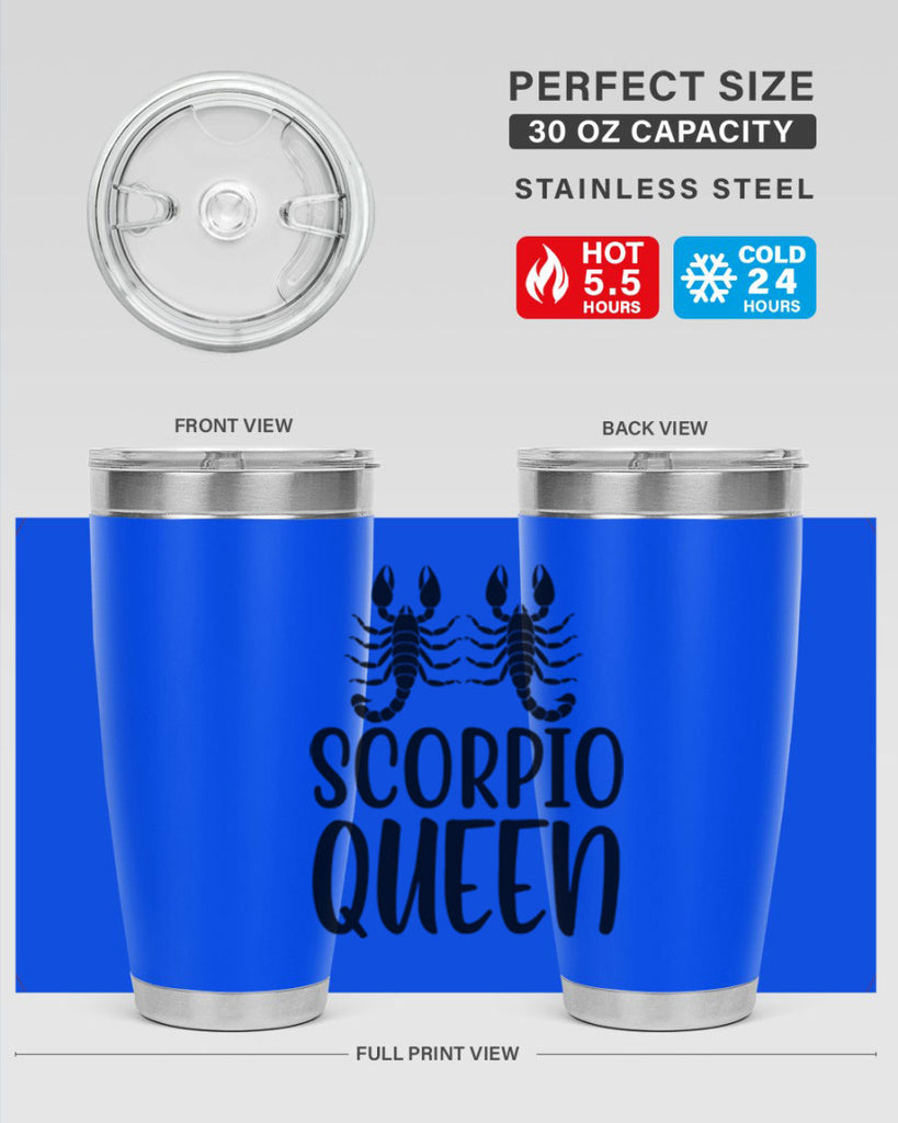 scorpio queen 446#- zodiac- Tumbler