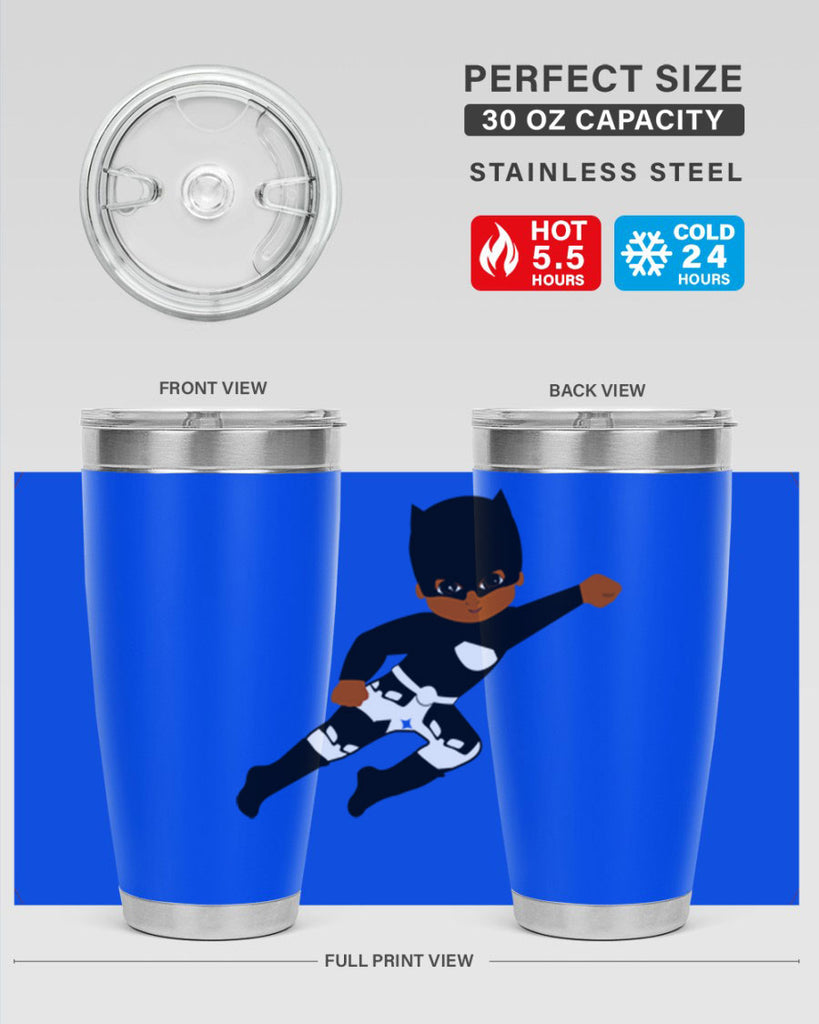super kid 13#- black men - boys- tumbler