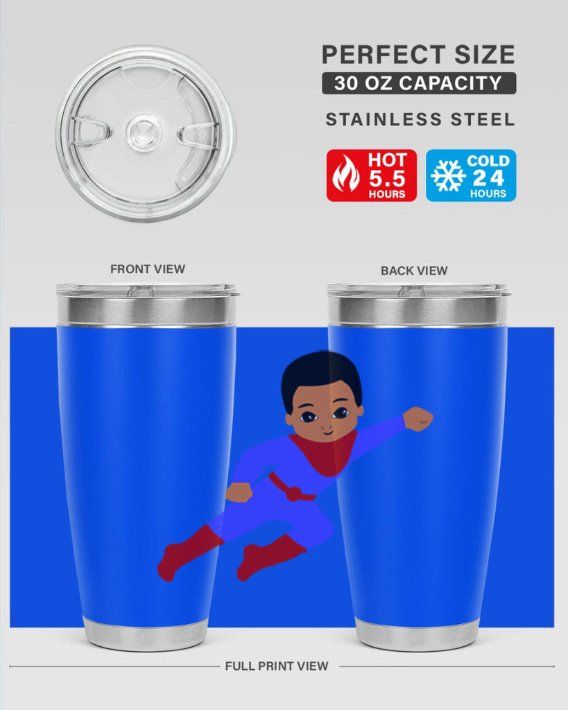 super kid 14#- black men - boys- tumbler
