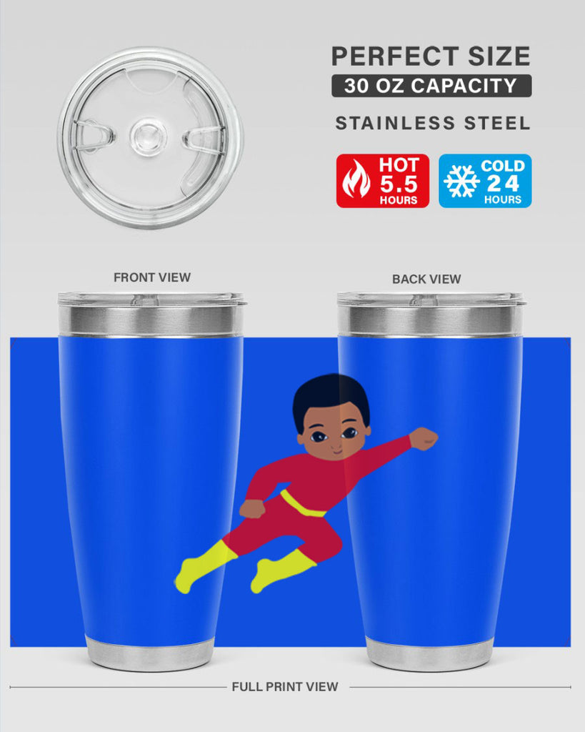 super kid 4#- black men - boys- tumbler