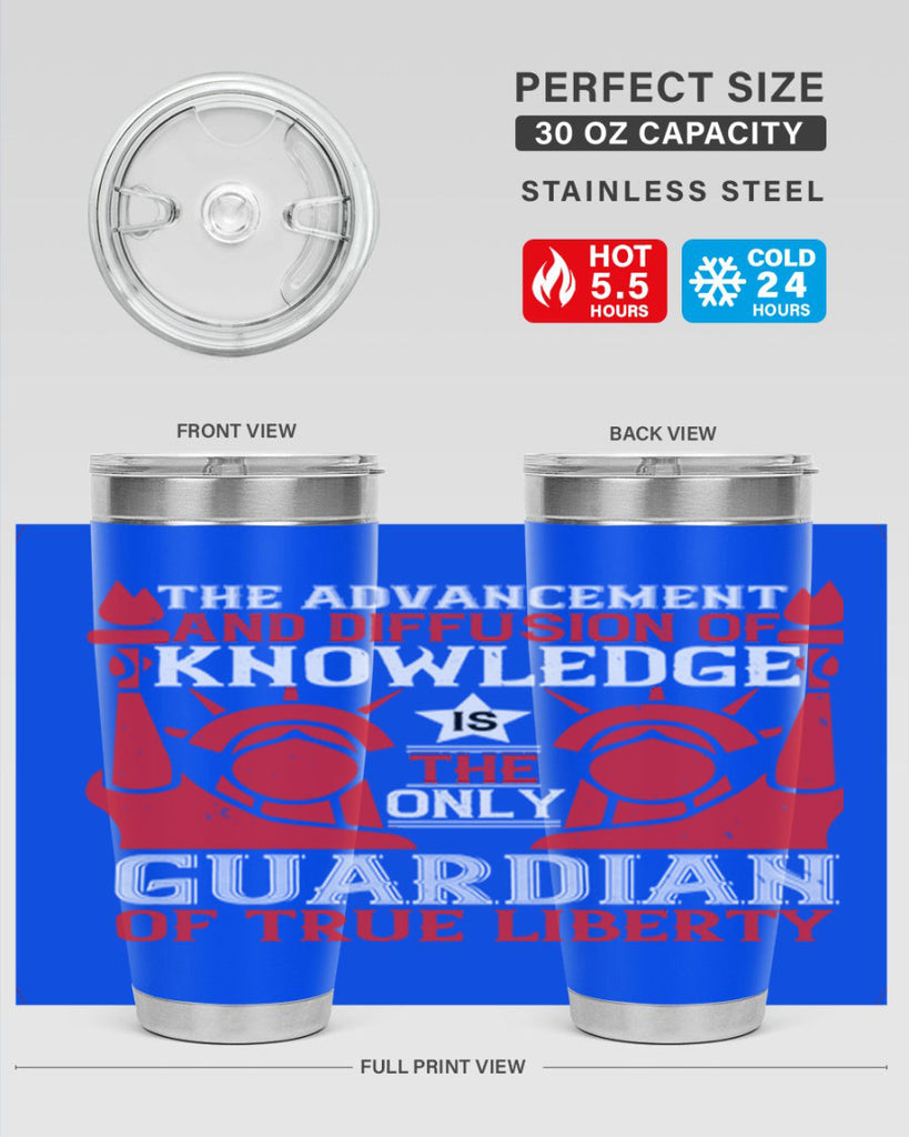 the advencement and diffusion of knowledge Style 190#- Fourt Of July- Tumbler