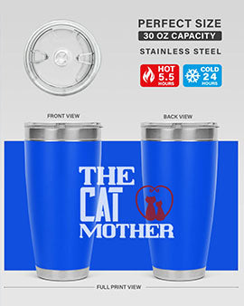 the cat mother Style 117#- cat- Tumbler