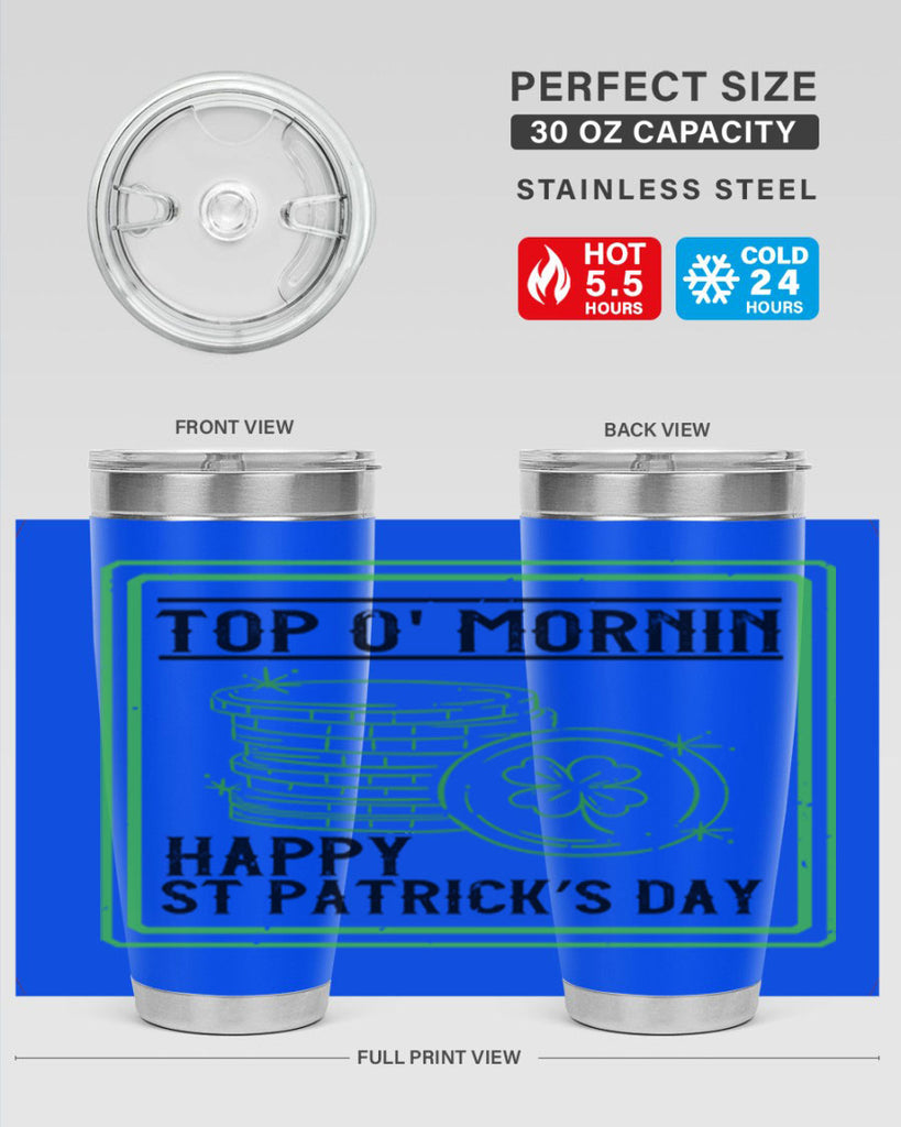 top o mornin happy st patrick’s day Style 8#- St Patricks Day- Tumbler