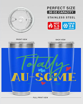 totally ausome Style 1#- autism- Tumbler