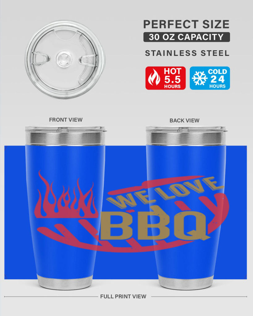 we love bbq 7#- bbq- Tumbler