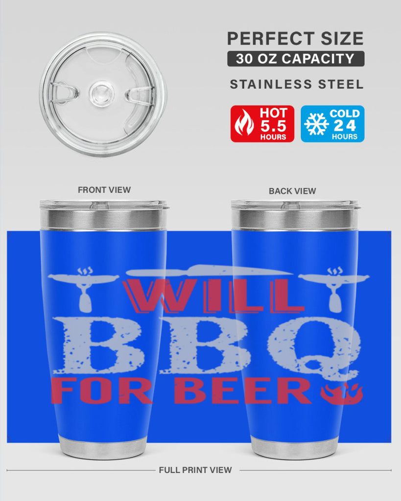 will bbq for beer 5#- bbq- Tumbler