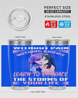 without pain nothing grows learn to embrace the storms of your life288#- anime- Tumbler