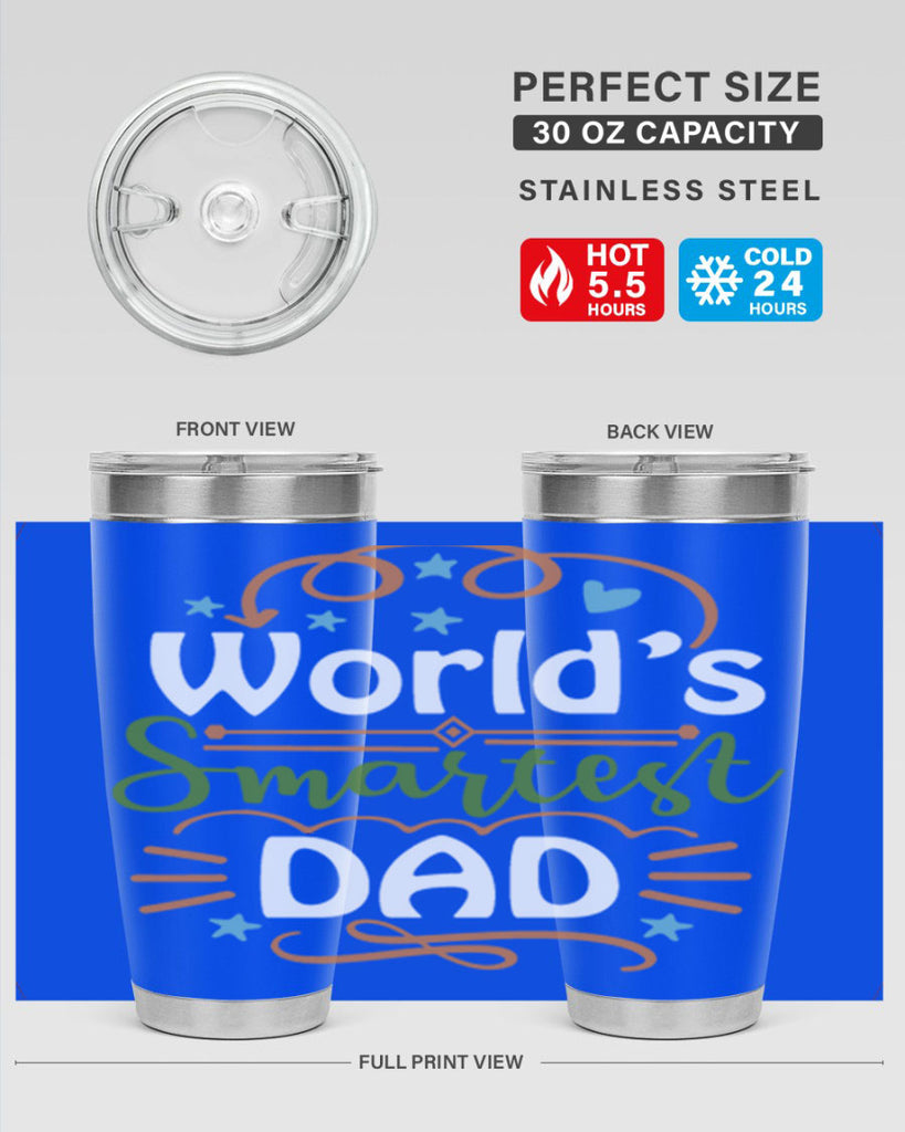 world’s smartest dad 2#- fathers day- Tumbler