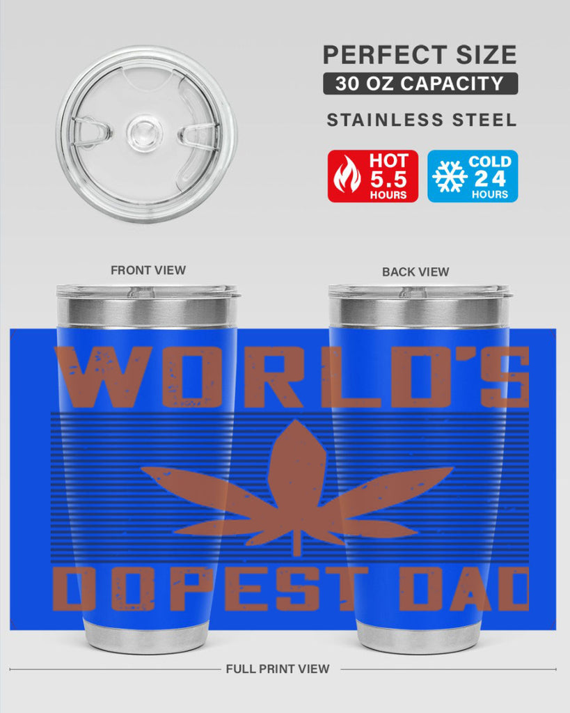 worlds dopest dad 148#- fathers day- Tumbler
