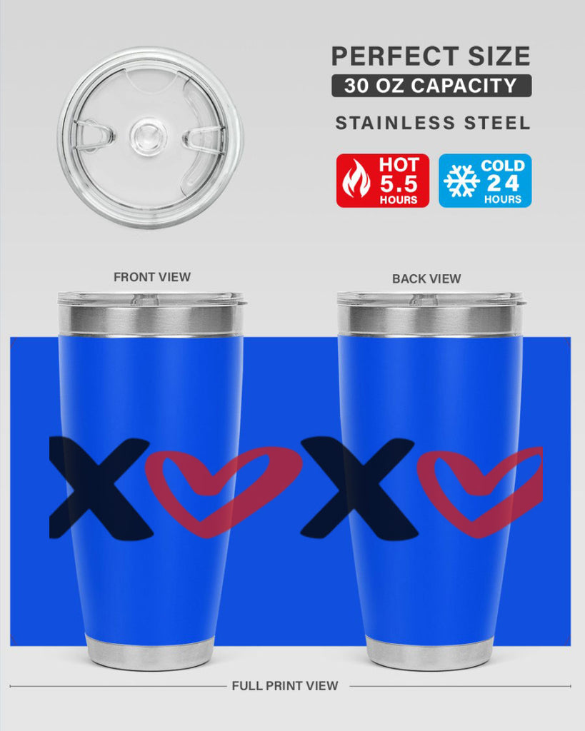 xoxo 12#- valentines day- Tumbler