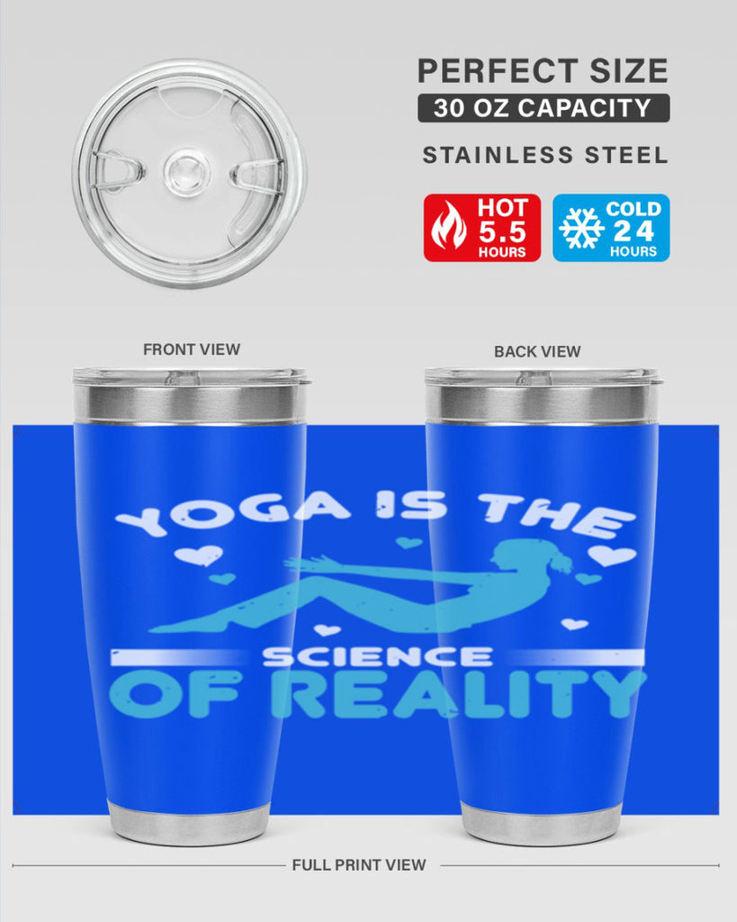 yoga is the science of reality 16#- yoga- Tumbler