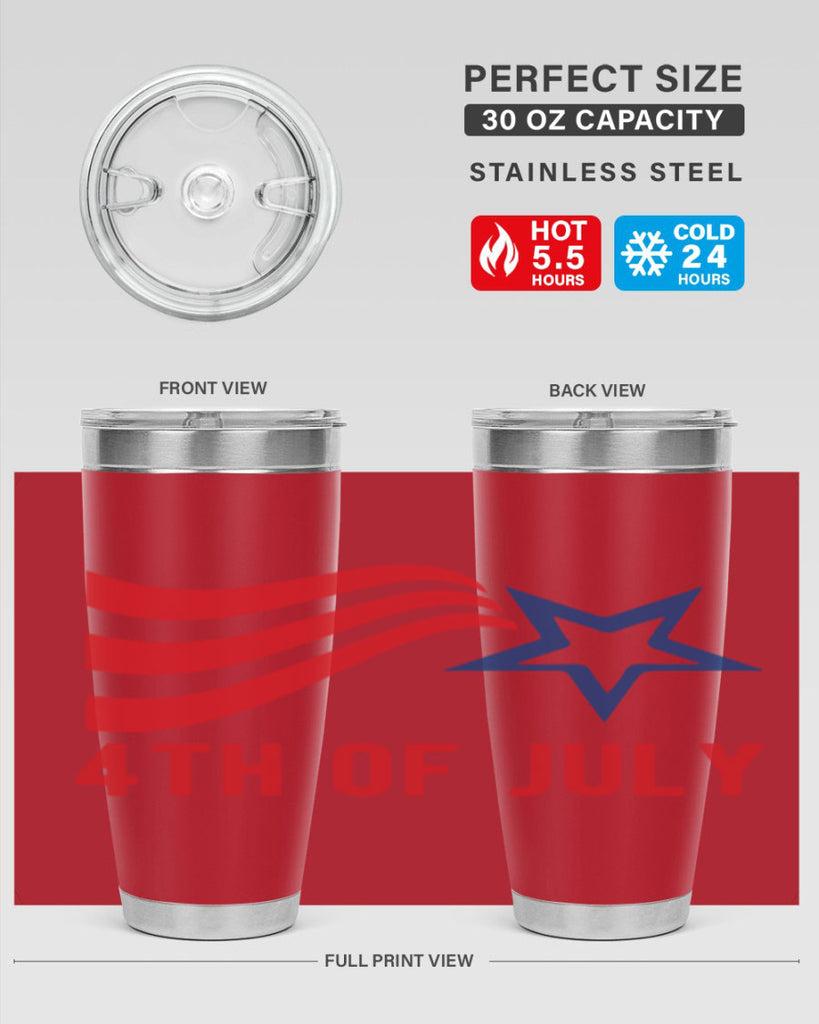 4th of July design Style 66#- Fourt Of July- Tumbler