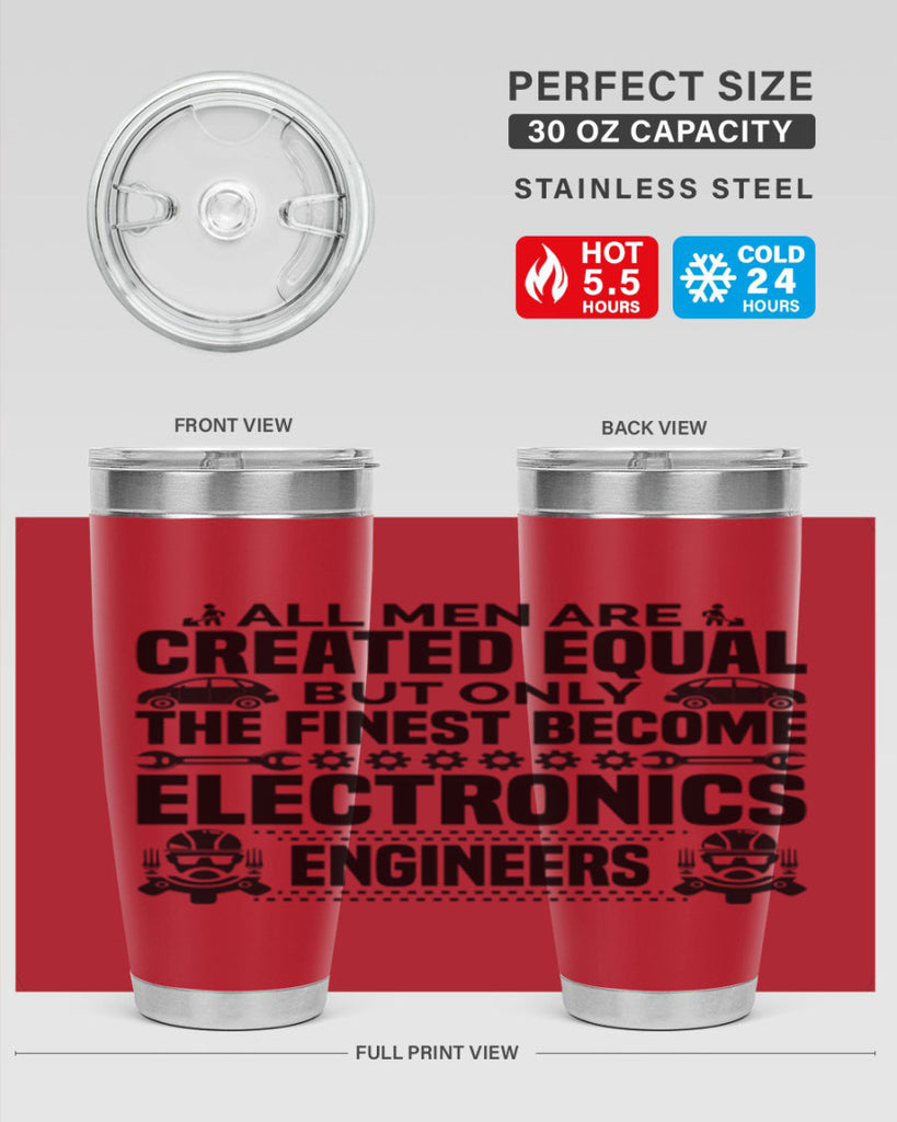 All men are created Style 21#- engineer- tumbler