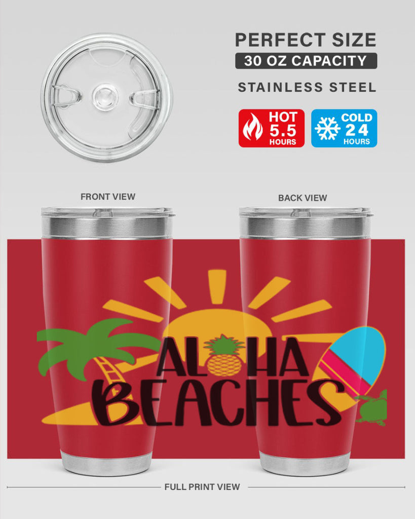 Aloha Beaches Style 55#- summer- Tumbler