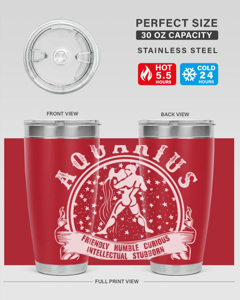 Aquarius 43#- zodiac- Tumbler