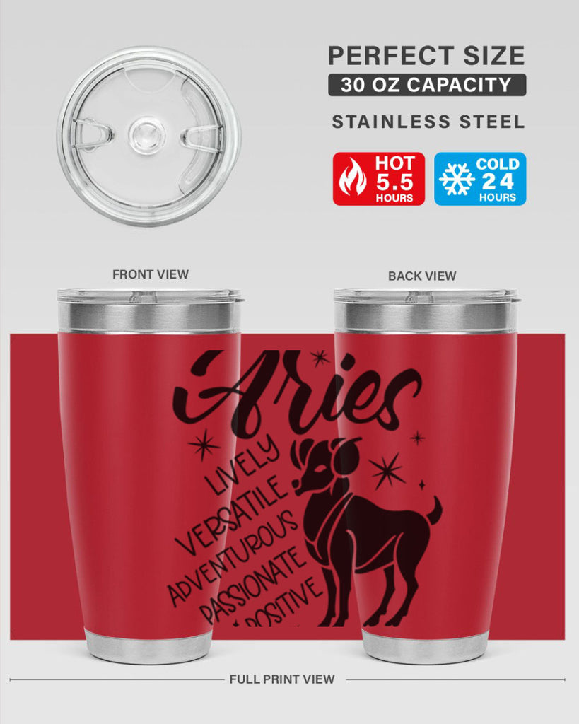 Aries 100#- zodiac- Tumbler