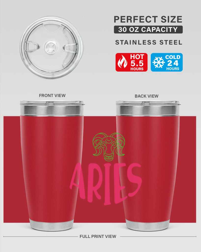 Aries 101#- zodiac- Tumbler
