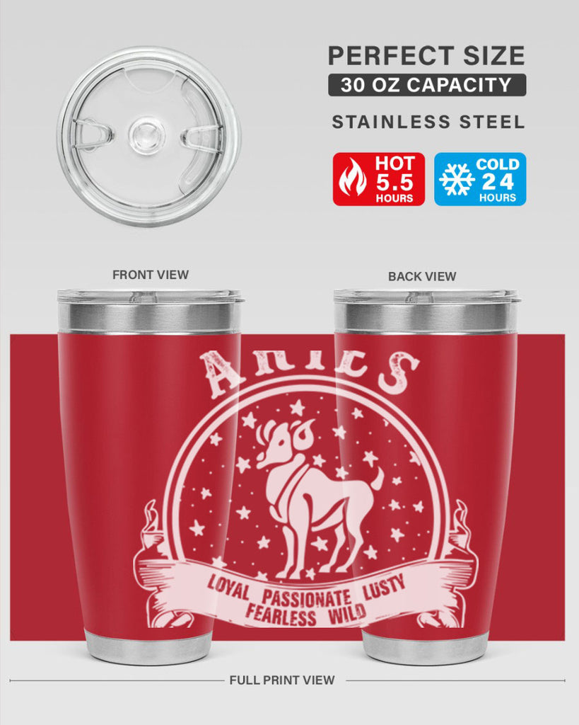 Aries 2#- zodiac- Tumbler